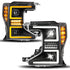 FORD F250/F350 SUPER DUTY 20-22 Z-SERIES FULL LED PROJECTOR HEADLIGHTS BLACK HOUSING W/ INITIATION & SEQUENTIAL (FACTORY HALOGEN MODEL ONLY)