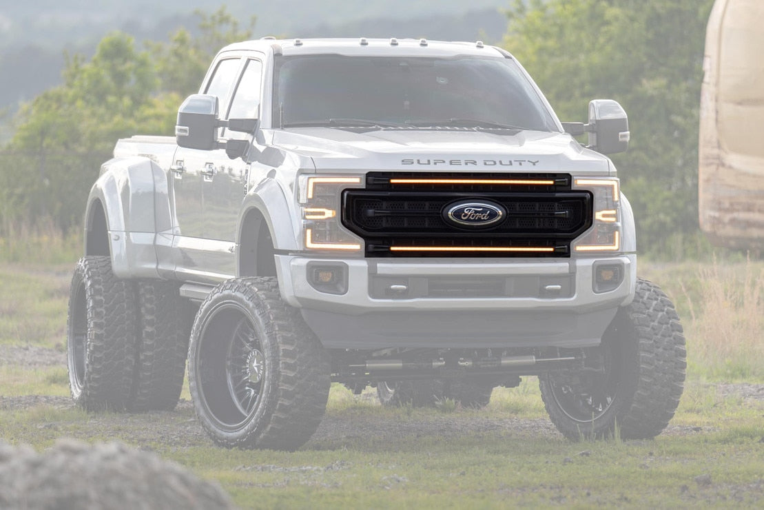 FORD SUPER DUTY (17-19) REJILLA DRL LED XBG