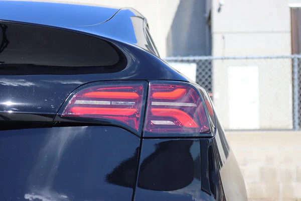 17-23 Tesla Model 3 / 20-24 Model Y (Without Stock Amber Turn Signal) PRO-Series LED Tail Lights Jet Black