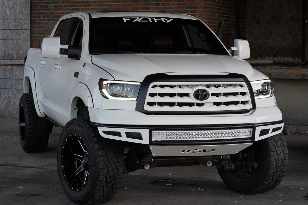 07-13 Toyota Tundra/08-17 Toyota Sequoia MK II LUXX-Series LED Projector Headlights (With Level Adjuster)