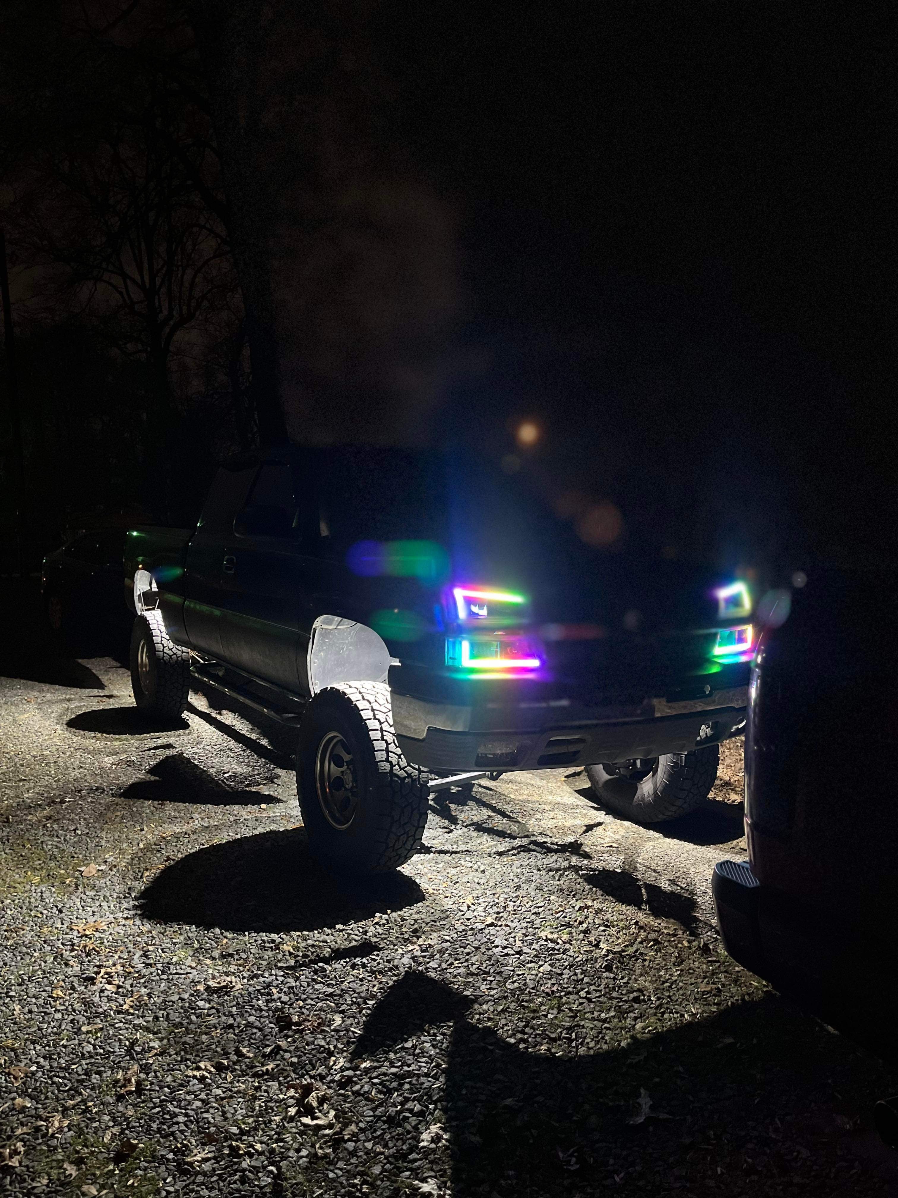 Phares Chevy Silverado RGBW 2003/2007