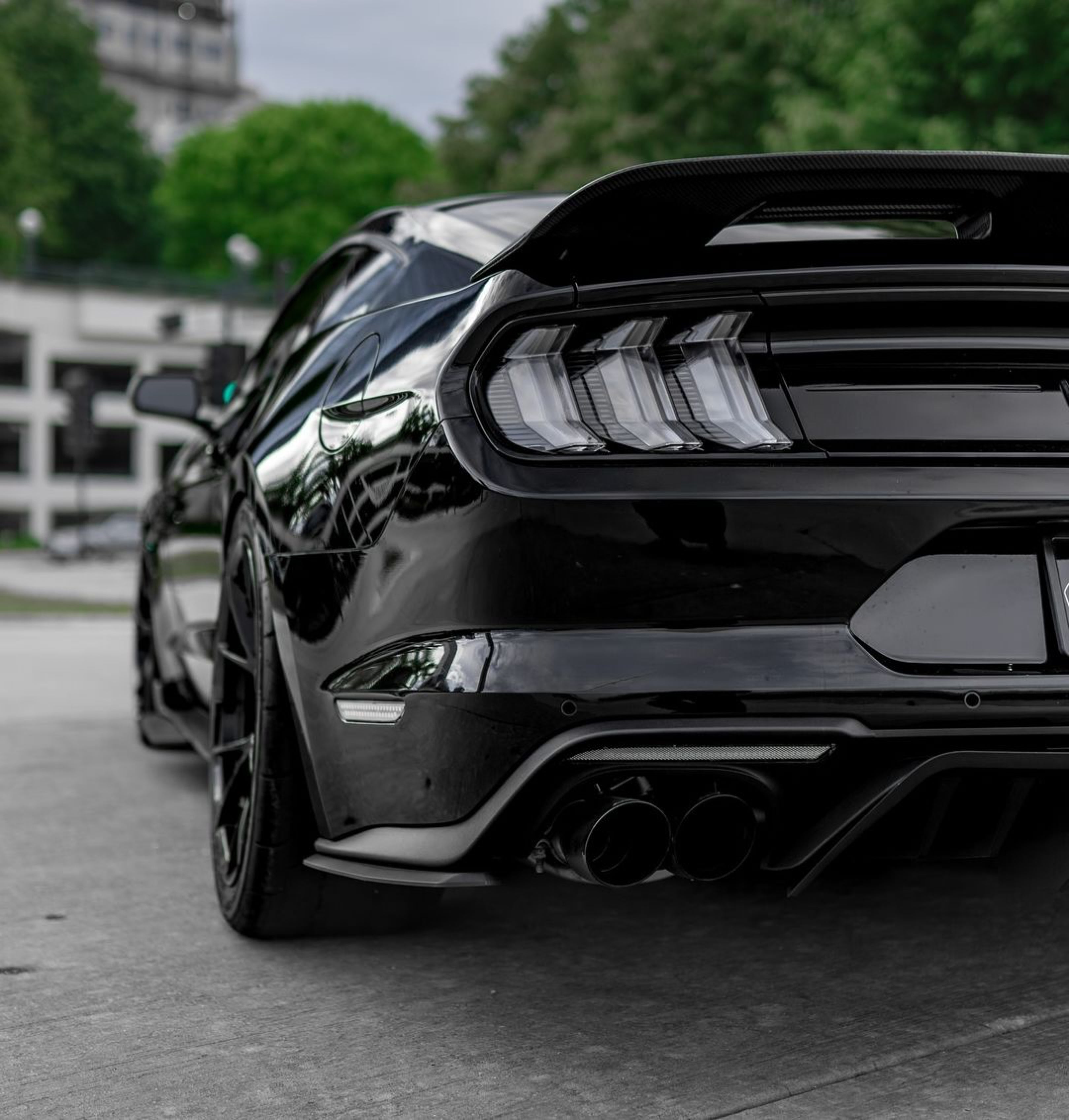 2018+ Ford Mustang Non - RGB Clear Reflectors