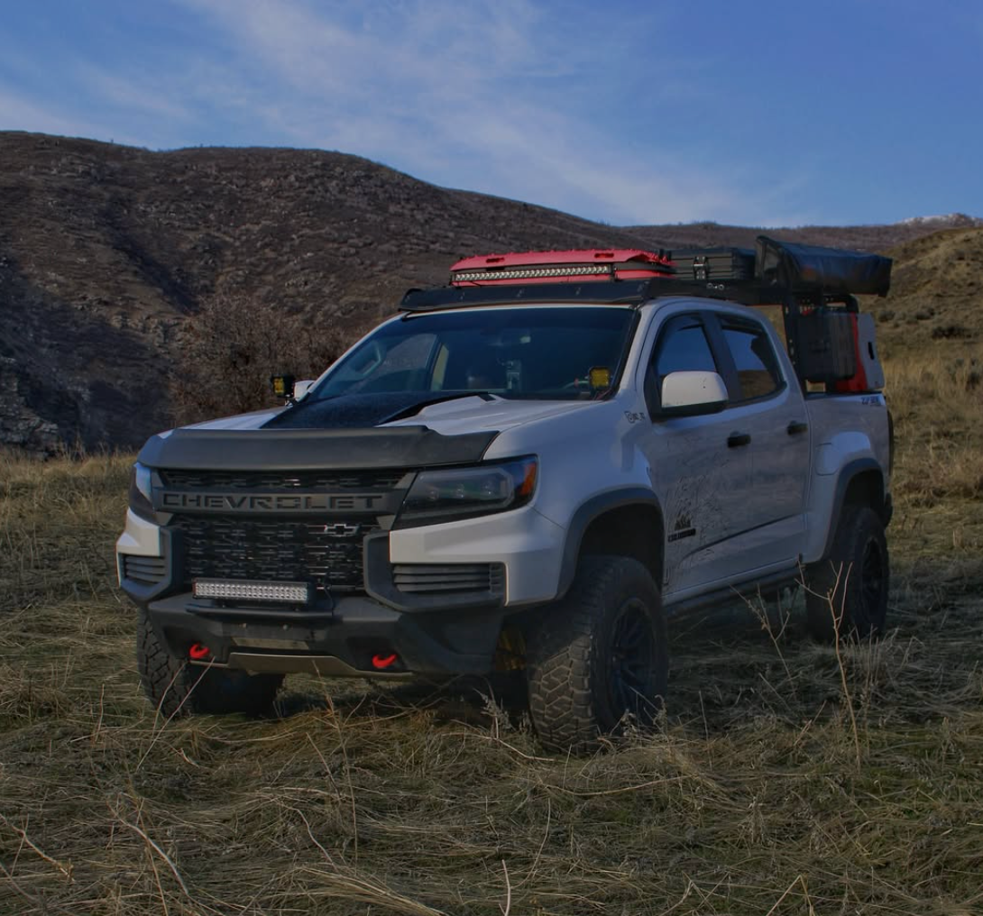 CHEVY COLORADO 15-22 FULL LED PROJECTOR HEADLIGHTS BLACK W/ AMBER DRL, INITIATION & SEQUENTIAL