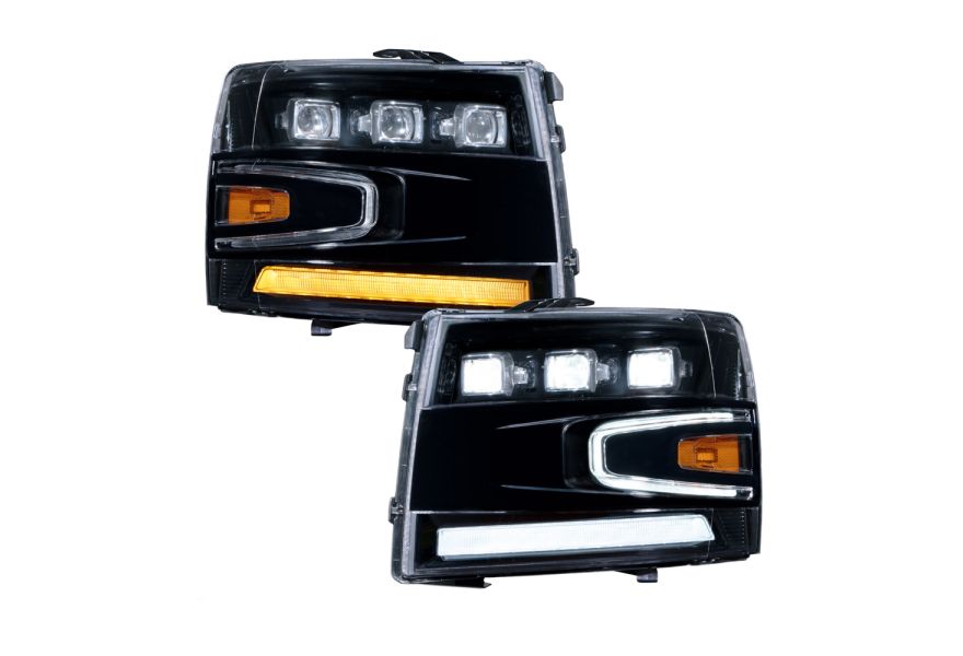 2007-2013 Chevrolet Silverado LED Projector Headlights (pair)