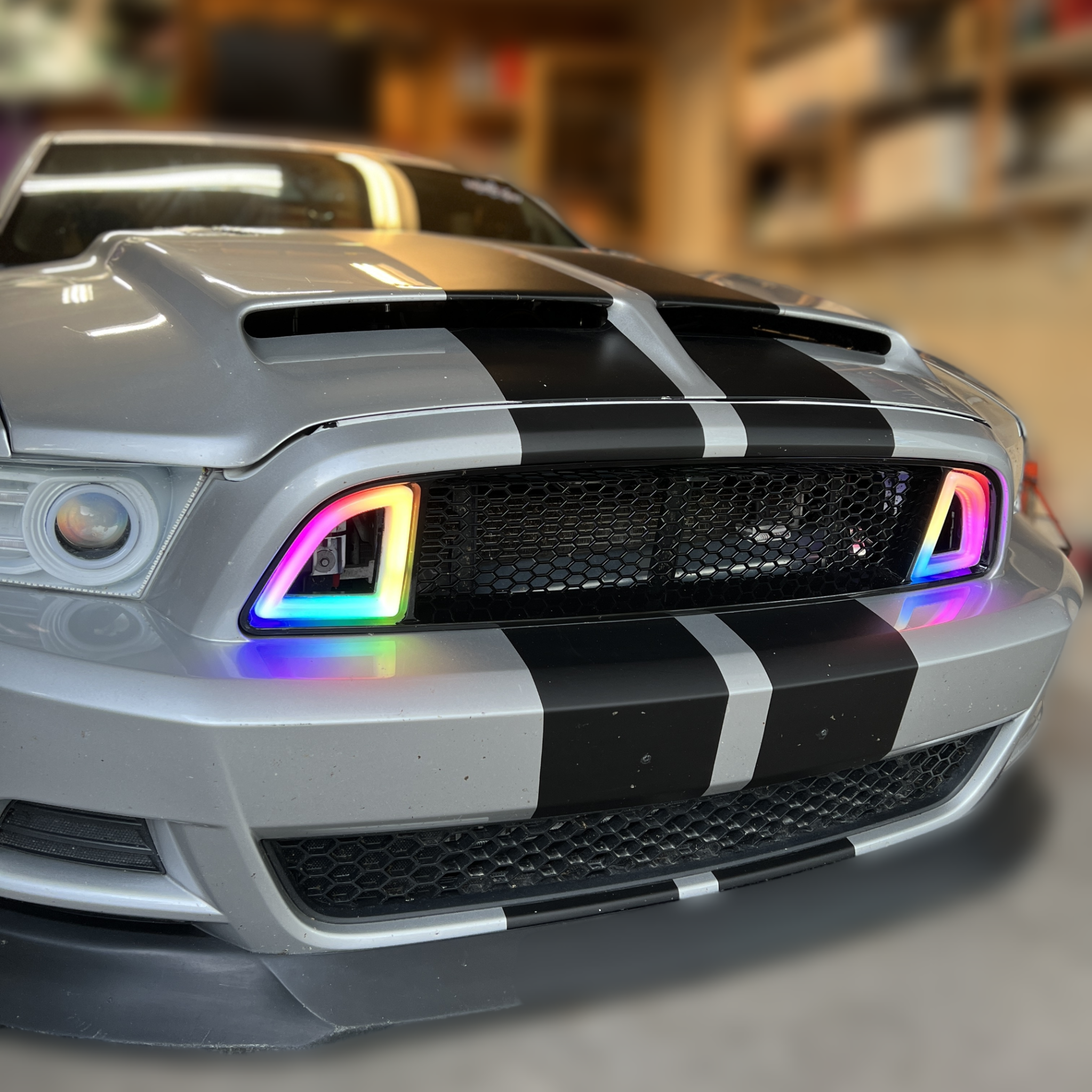 Calandre style Mustang RTR 2013-2014