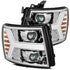 07-13 Silverado Luxx Series LED Projector Headlights