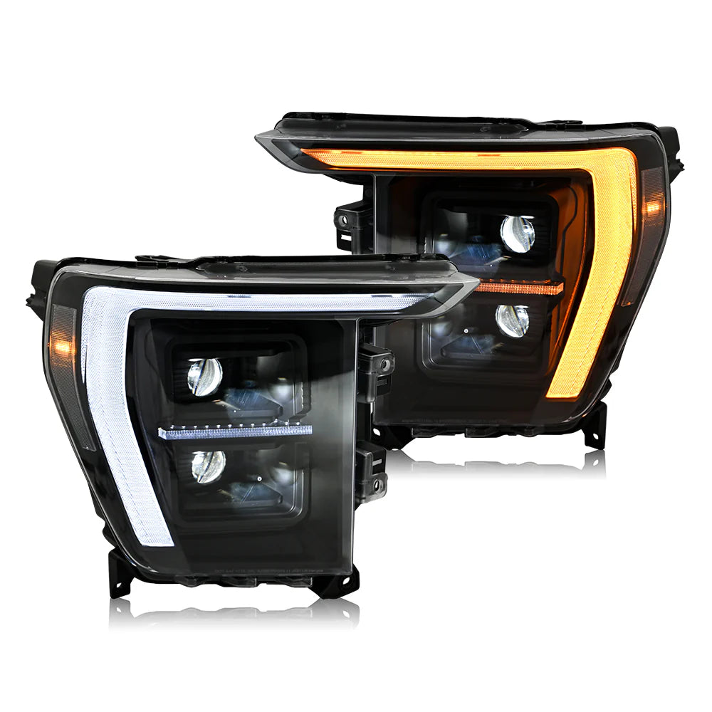 FAROS LED FORD F-150 (2021+) XB (DRL ÁMBAR) 