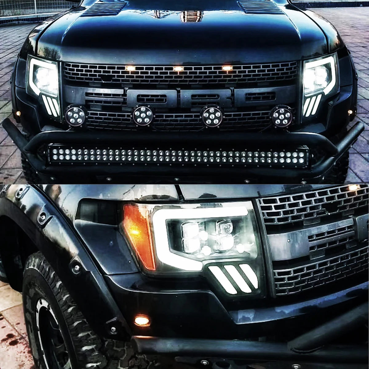 NOVA-Series 09-14 Ford F150  LED Projector Headlights