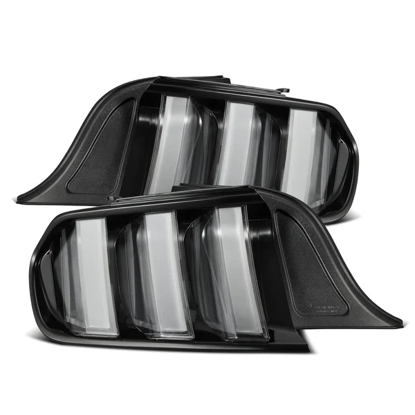 15-23 Ford Mustang NOVA-Series Prismatic LED Tail Lights Black-Clear