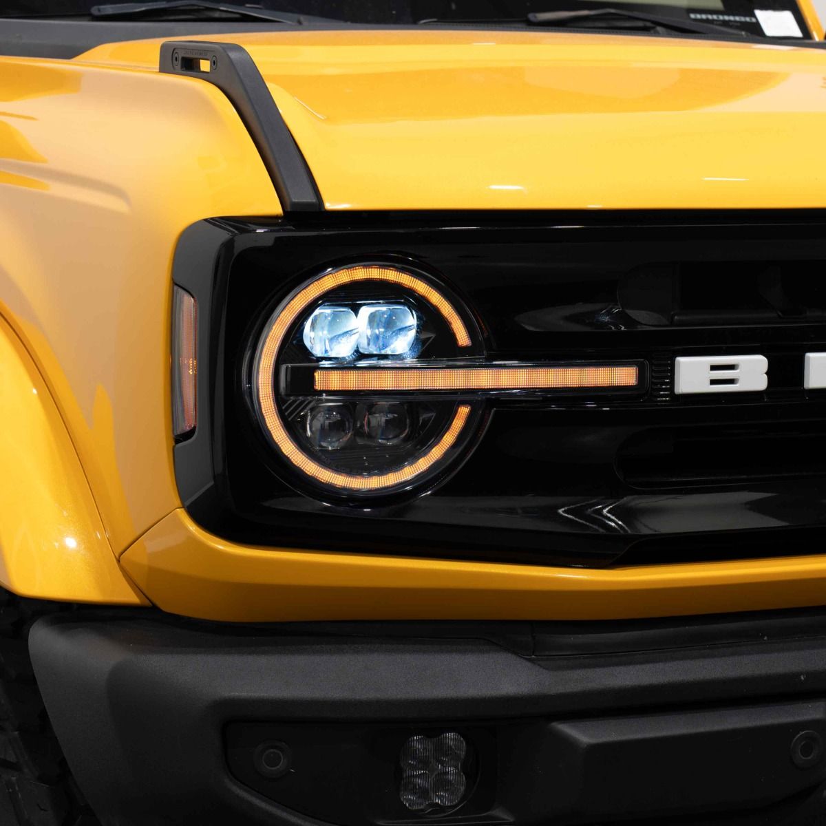 2022-2025 Ford Bronco Raptor LED Projector Headlights (pair)