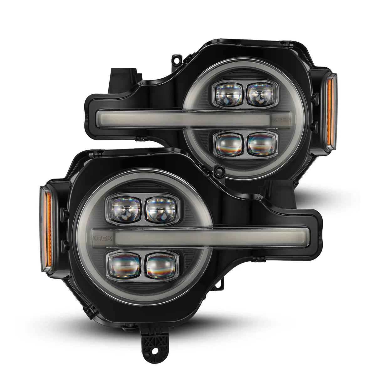 21-25 Ford Bronco / 22-25 Bronco Raptor NOVA-Series LED Projector Headlights Black