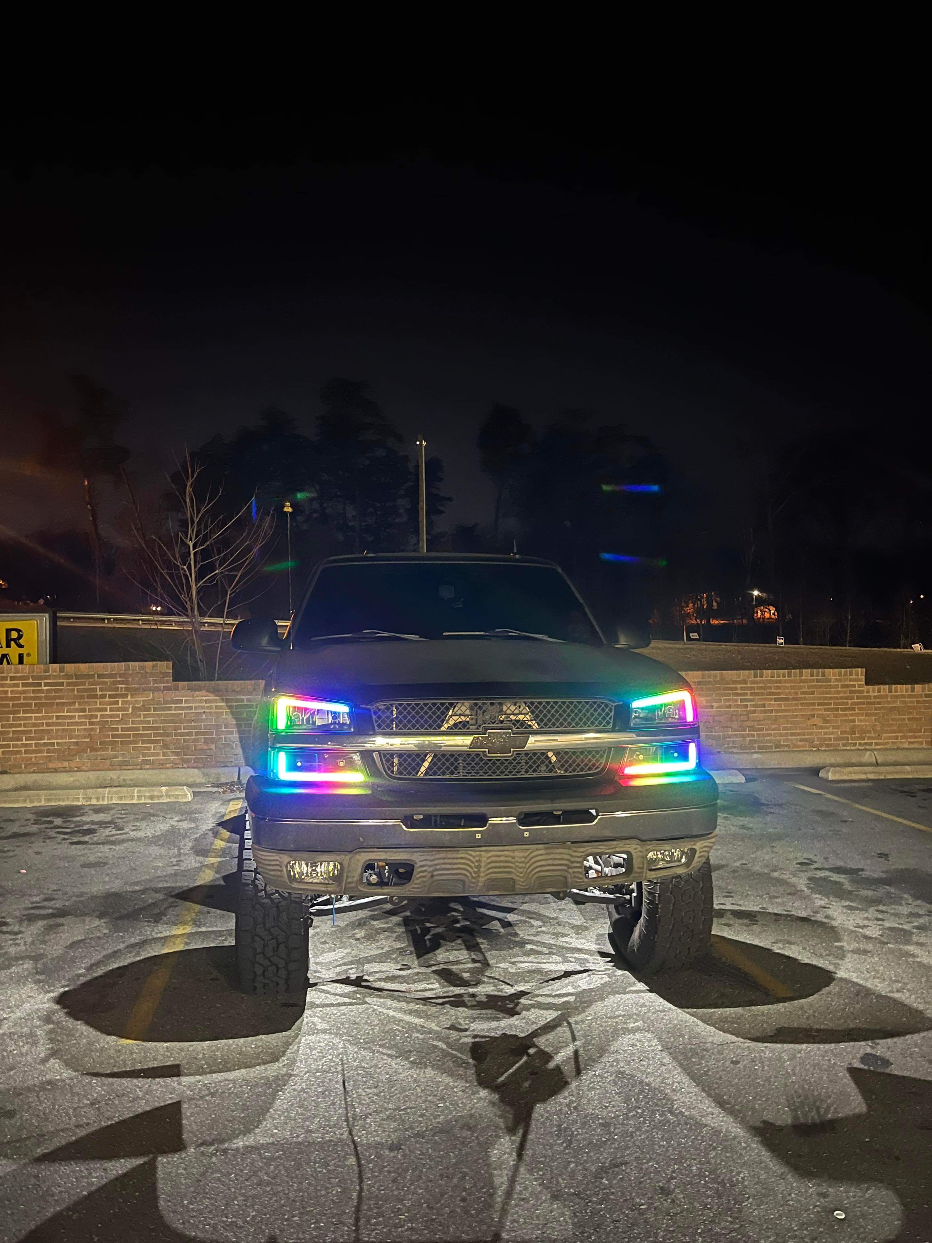 2003/2007 Chevy Silverado RGBW Headlights