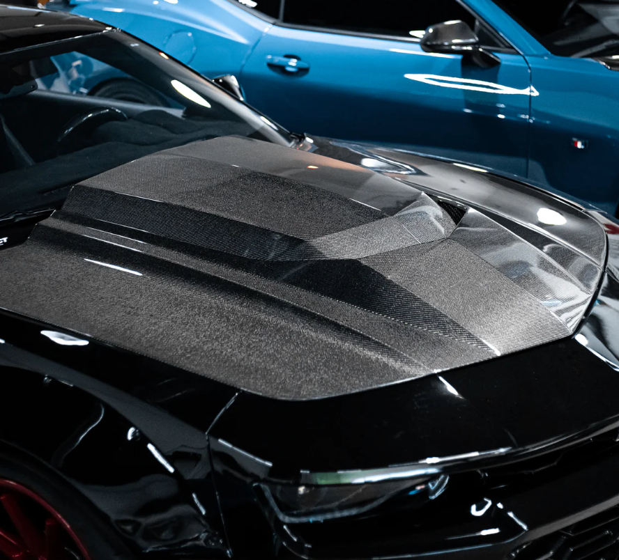 2010-2015 Chevy Camaro Type-ZR Carbon Fiber Double Sided Hood