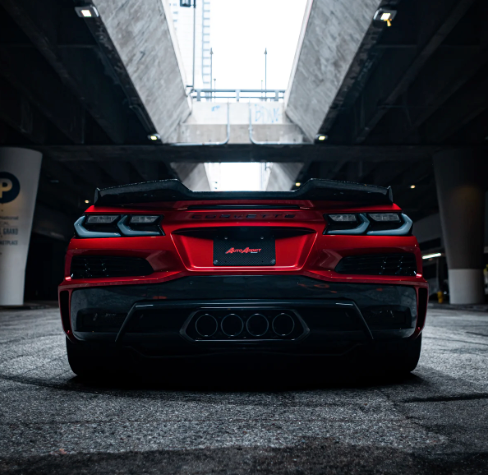 Reserva el 2020-2024 Corvette C8 Euro Smoke Style Luces traseras LED ámbar secuencial par 