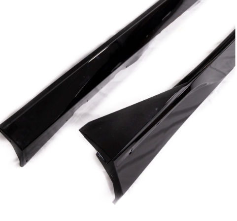 2010-2015 Chevy Camaro Evo Style Gloss Black Side Skirt Rockers