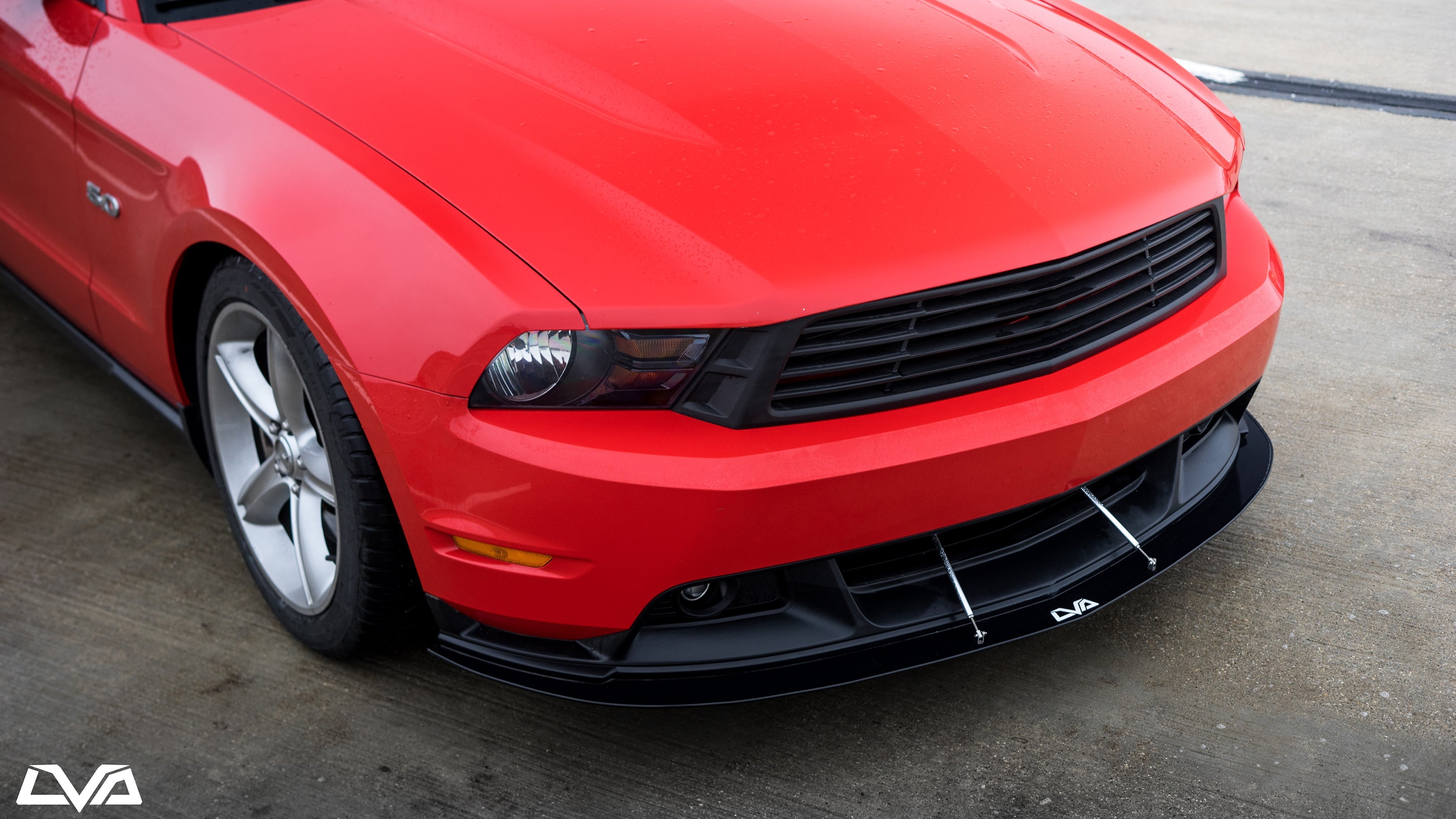 LVA 2011-2012 Ford Mustang S197 Front Splitter