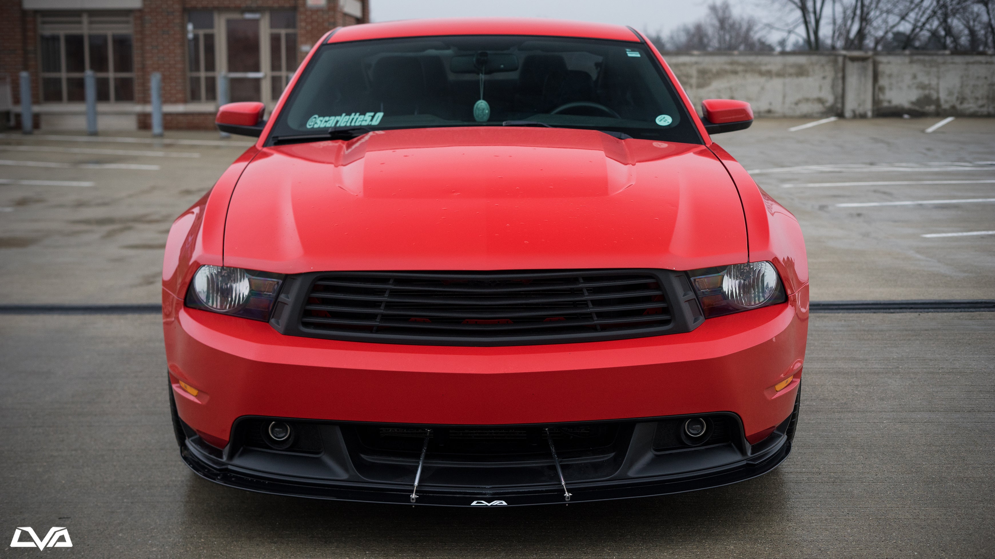 LVA 2011-2012 Ford Mustang S197 Front Splitter