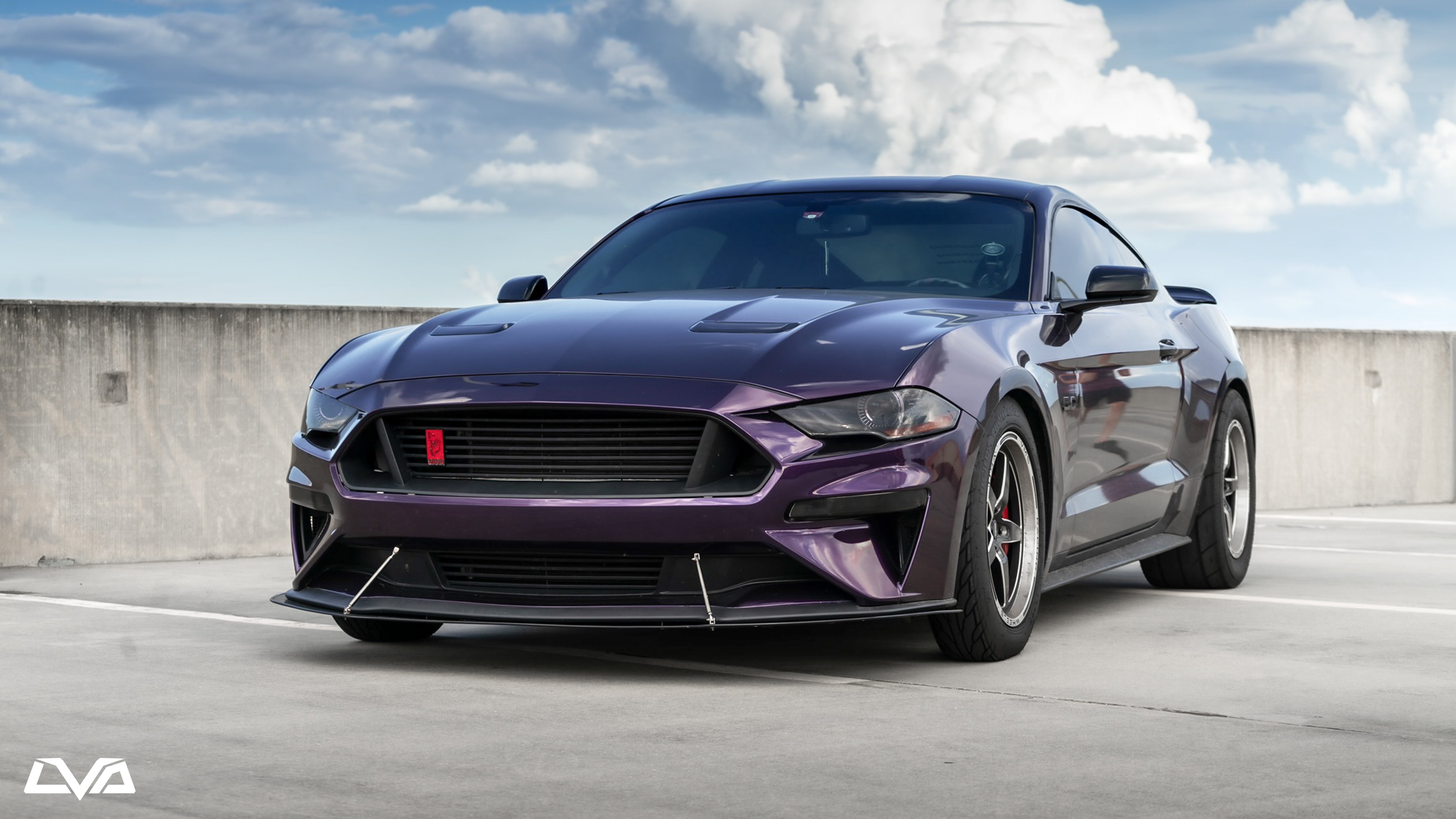 LVA 2018-2023 Ford Mustang Front Splitter (Ecoboost, Ecoboost PP, GT Non-Performance Package)