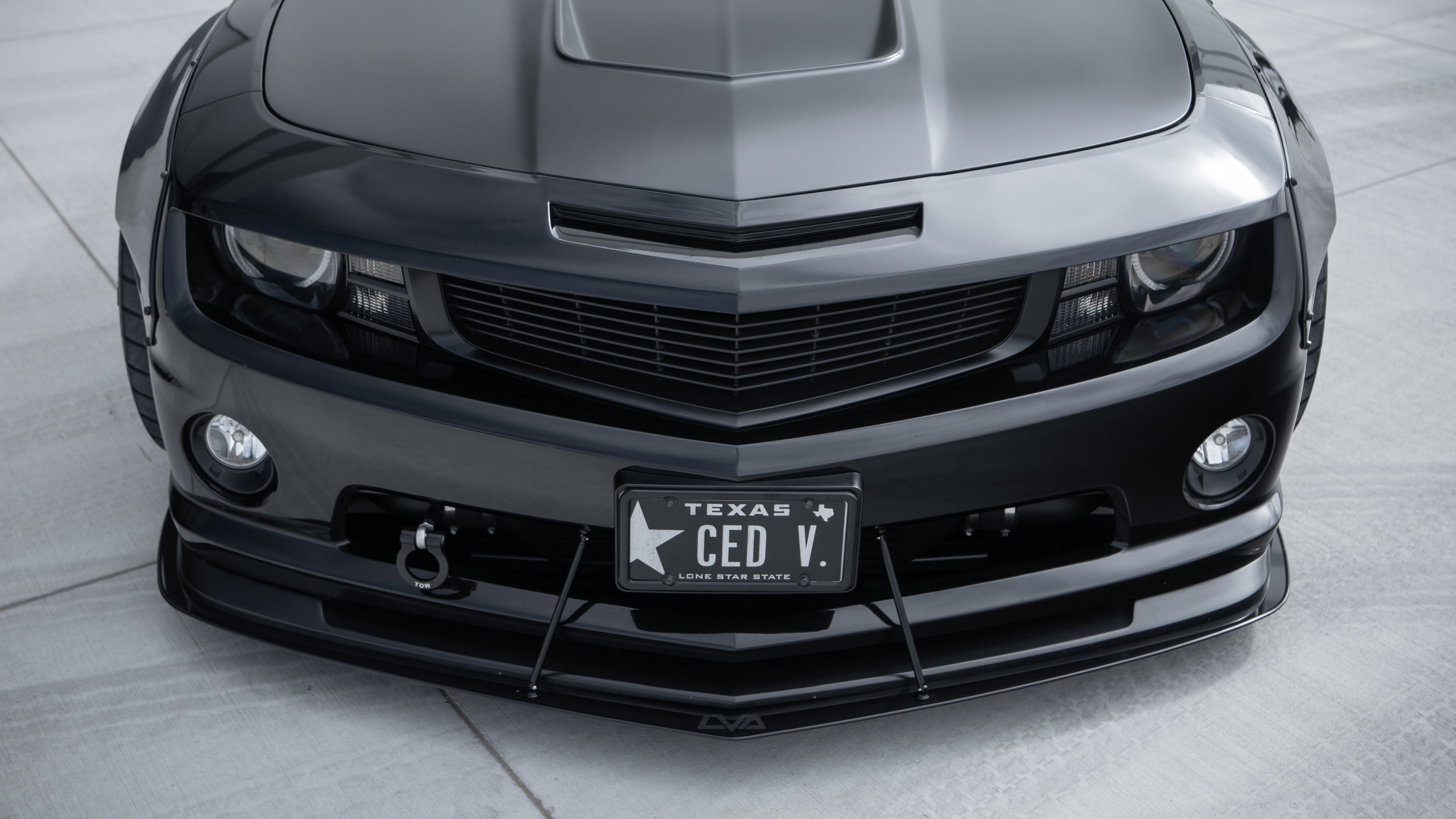 LVA 2010-2015 Chevrolet Camaro Lip-Specific V.2 Style Front Splitter