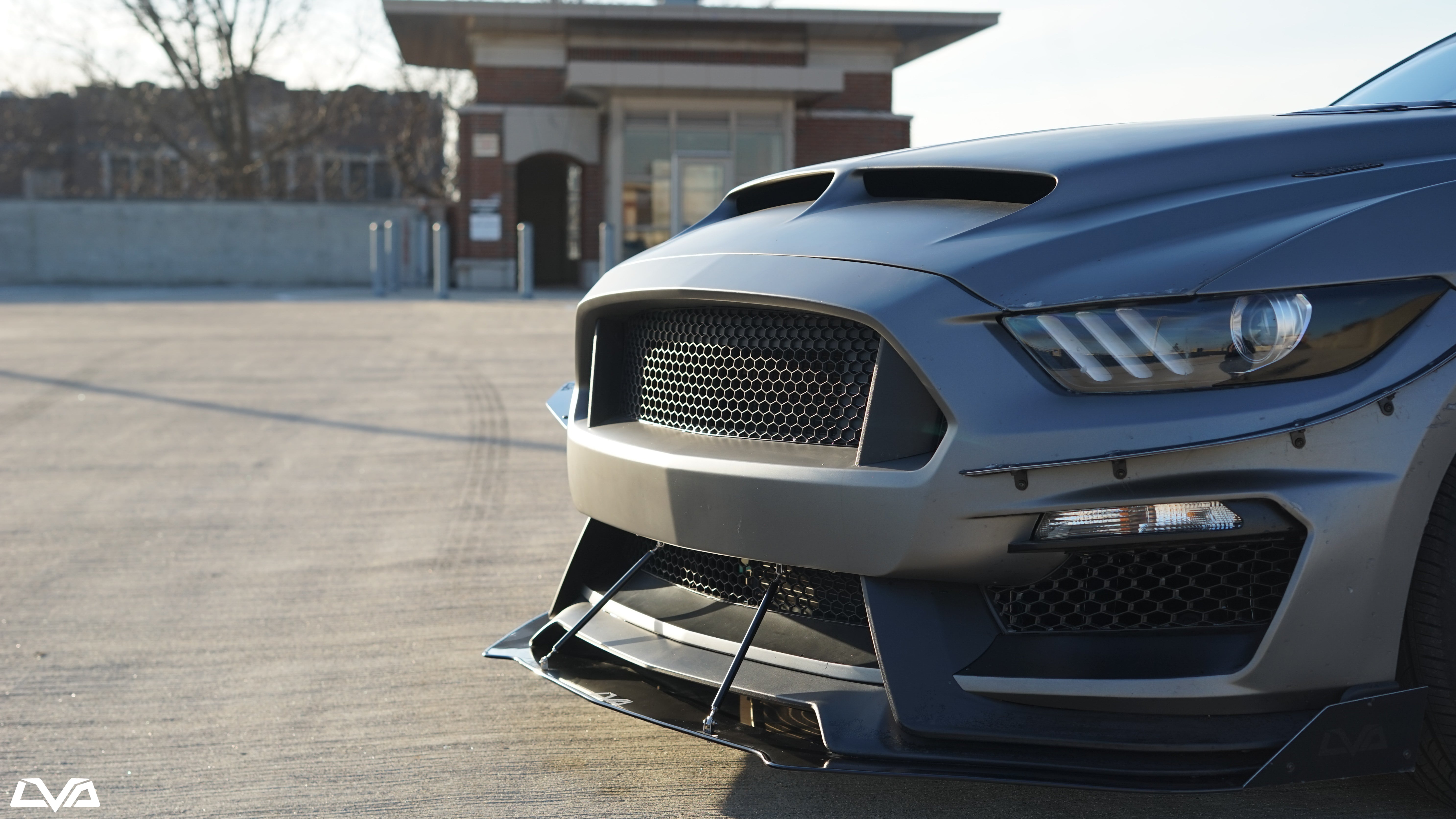 LVA 2015-2023 Ford Mustang GT350 Front Splitter V.1 (MP Concepts Bumper)