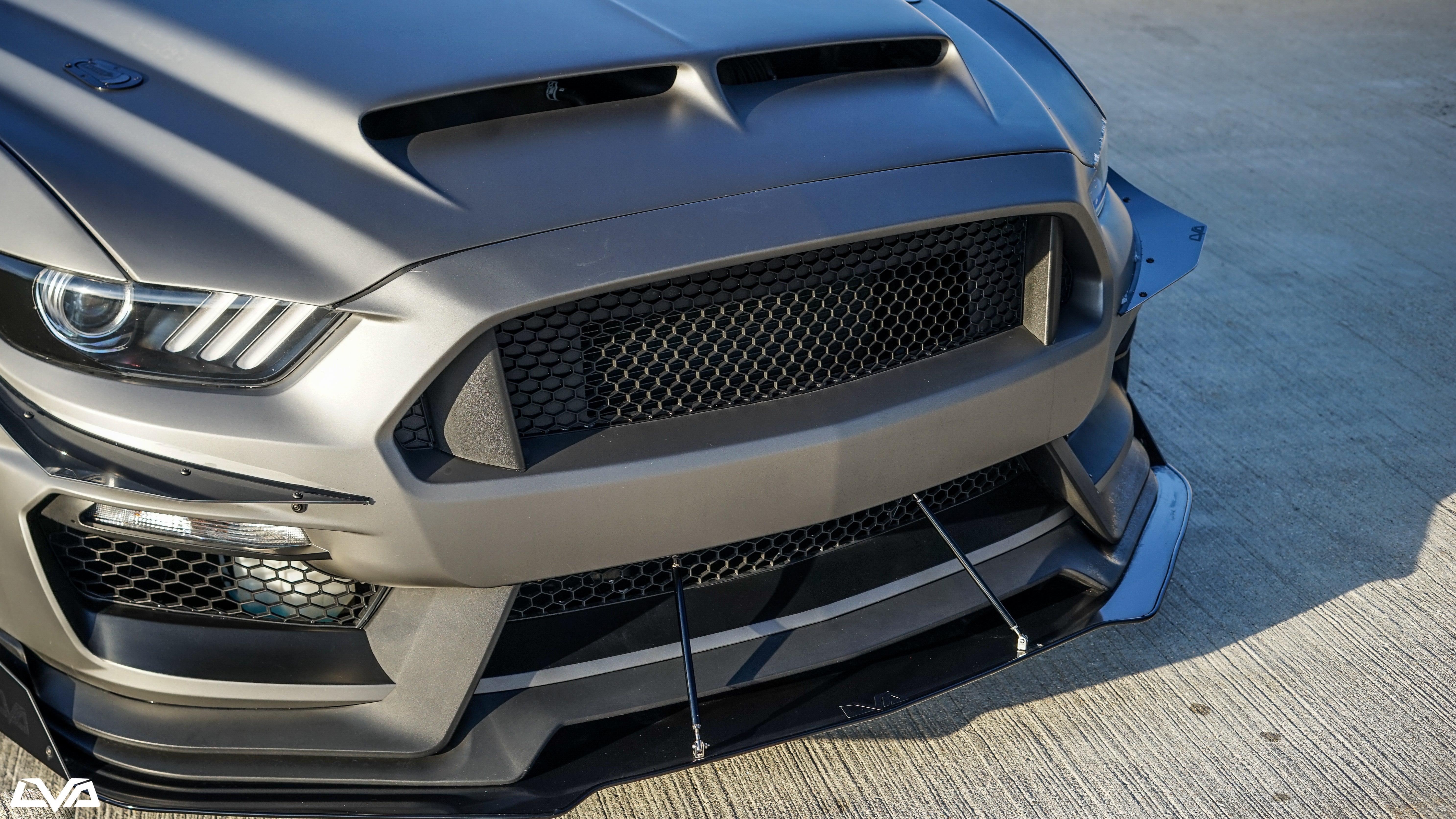 LVA 2015-2023 Ford Mustang GT350 Front Splitter V.1 (MP Concepts Bumper)