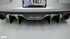 LVA 2015-2017 Ford Mustang Premium Bumper - Rear Diffuser Fins