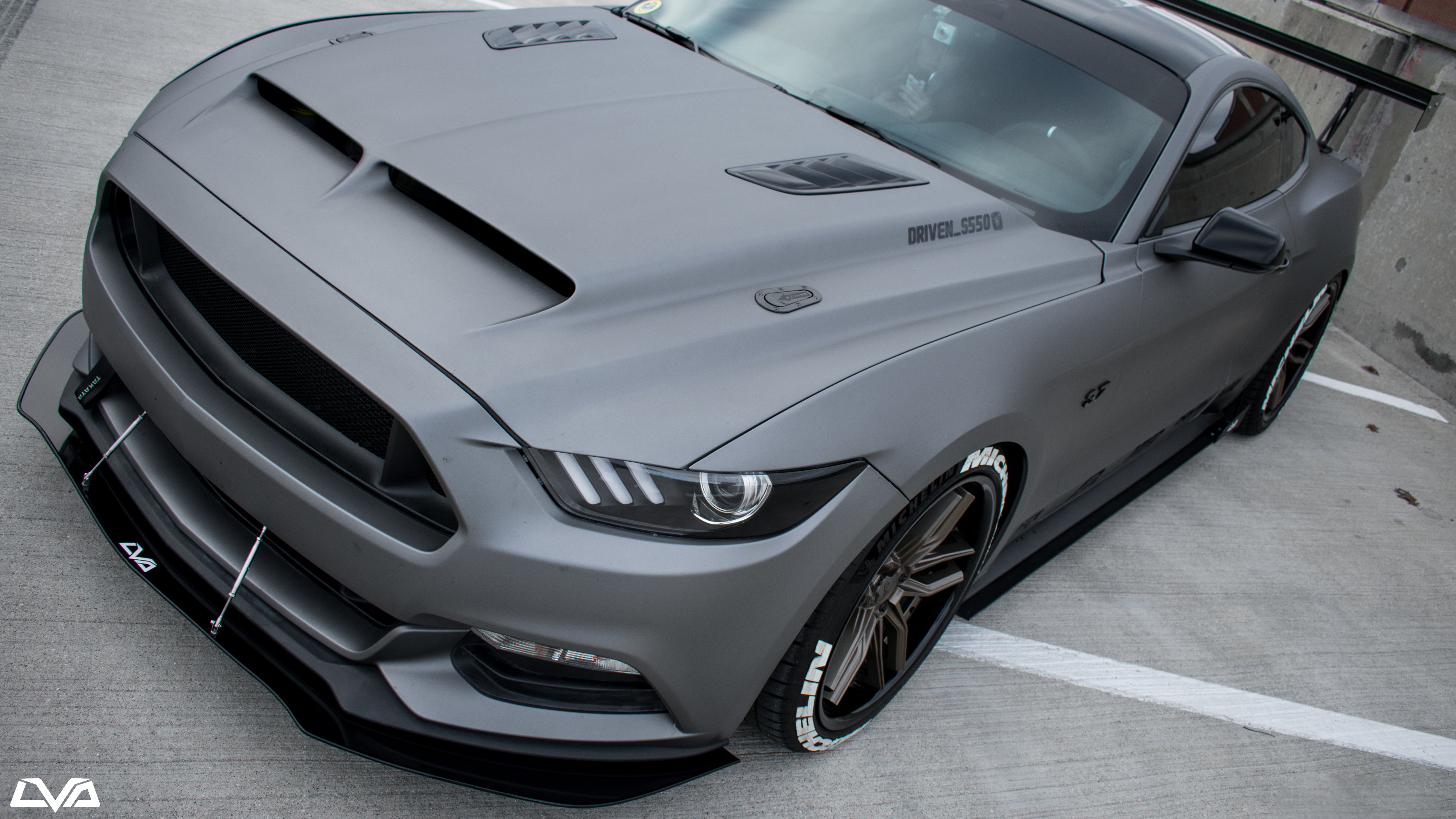 LVA 2015-2017 Ford Mustang Front Splitter