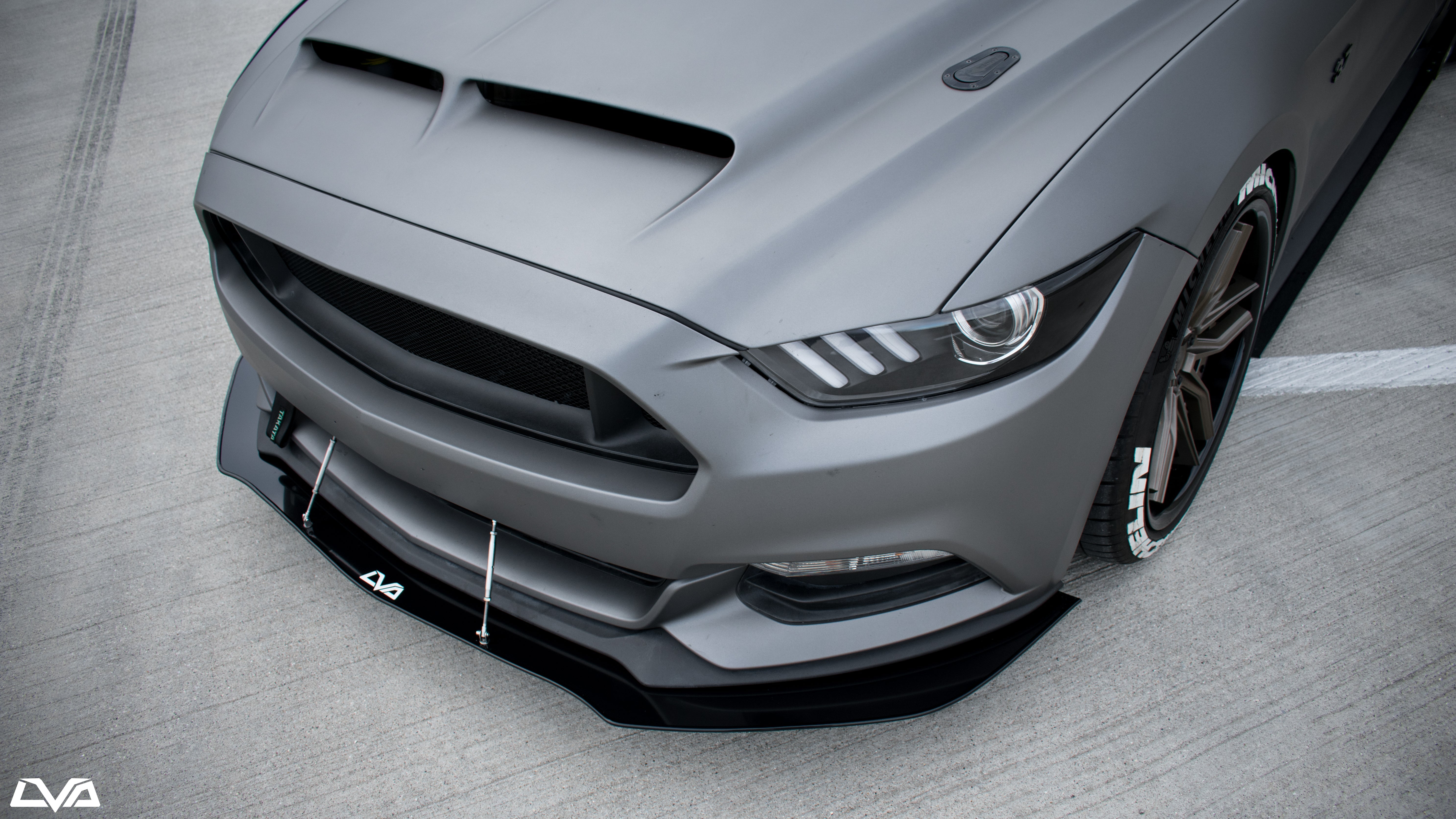 LVA 2015-2017 Ford Mustang Front Splitter